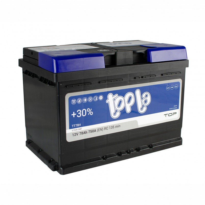 Акумулятор Topla 78 Ah/12V TOP Euro